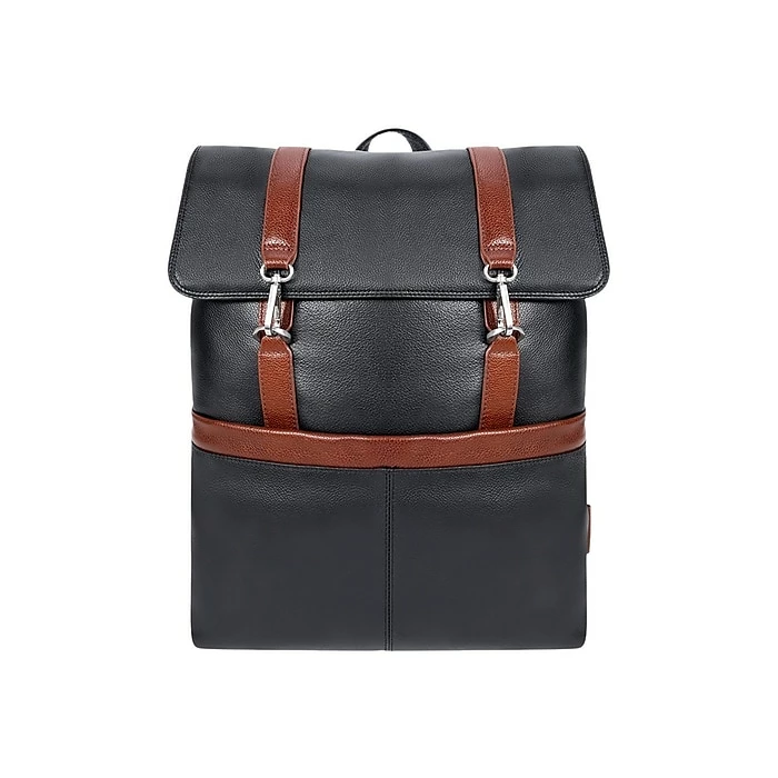 McKlein U Series Element Laptop Backpack, Black Leather (18472) 1 McKlein U Series Element Laptop Backpack, Black Leather (18472)