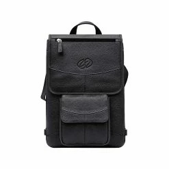MacCase Flight Jacket Laptop Case, Black Leather (L13FJBK)
