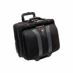 Wenger Granada Wheeled Business Case, Black/Gray Polyester (27011140) -Laptop Bags & Cases Shop unnamed file 1141