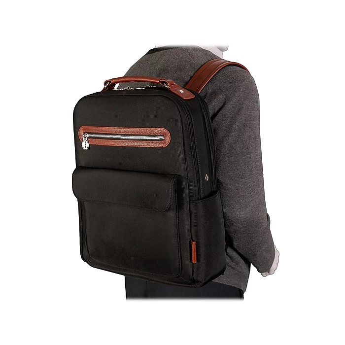 McKlein U Series Logan Laptop Backpack, Black Nylon (79085) 5 McKlein U Series Logan Laptop Backpack, Black Nylon (79085) - Image 5