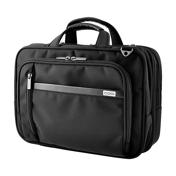 CODi CT3 Phantom X2 Checkpoint Friendly Laptop Briefcase, Black Ballistic Nylon (C6001) 2 CODi CT3 Phantom X2 Checkpoint Friendly Laptop Briefcase, Black Ballistic Nylon (C6001) - Image 2