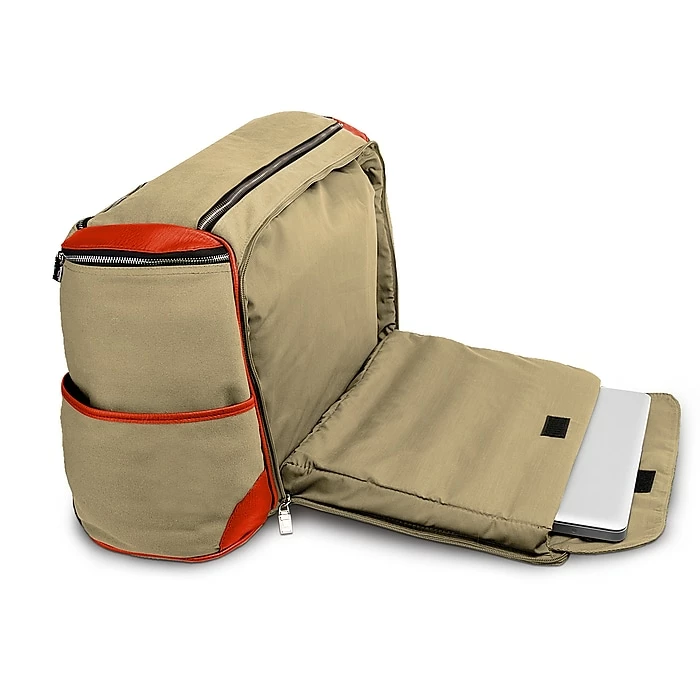 SumacLife Luggage Duffel Travel Carry-on Bag Fits Up To 15.6 Inch Laptop, Beige Orange (PT_NBKLEA813_DF) 2 SumacLife Luggage Duffel Travel Carry-on Bag Fits Up To 15.6 Inch Laptop, Beige Orange (PT_NBKLEA813_DF) - Image 2