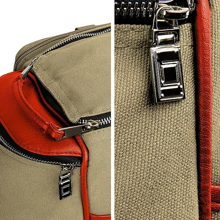 SumacLife Luggage Duffel Travel Carry-on Bag Fits Up To 15.6 Inch Laptop, Beige Orange (PT_NBKLEA813_DF) 4 SumacLife Luggage Duffel Travel Carry-on Bag Fits Up To 15.6 Inch Laptop, Beige Orange (PT_NBKLEA813_DF) - Image 4