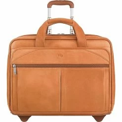 Solo New York Full-Grain Leather Rolling Laptop Case, Tan, 15.6"W (D529-1) -Laptop Bags & Cases Shop unnamed file 1261