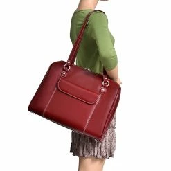 McKlein W Series, GLENVIEW, Genuine Cowhide Leather, Ladies' Laptop Briefcase, Red (94746) -Laptop Bags & Cases Shop unnamed file 1270