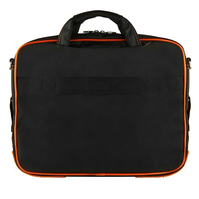 Vangoddy SumacLife 14 Inch Business Messenger Briefcase Laptop Case, Black Orange (PT_NBKLEA736_W1) 2 Vangoddy SumacLife 14 Inch Business Messenger Briefcase Laptop Case, Black Orange (PT_NBKLEA736_W1) - Image 2