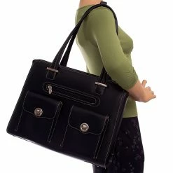 McKlein Verona, Fly-Through Checkpoint-Friendly Ladies' Laptop Briefcase, Top Grain Cowhide Leather, Black (96625) 9 McKlein Verona, Fly-Through Checkpoint-Friendly Ladies' Laptop Briefcase, Top Grain Cowhide Leather, Black (96625) -Laptop Bags & Cases Shop unnamed file 1304