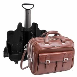 Siamod VERNAZZA, CERESOLA, Napa Cashmere Leather, Checkpoint-Friendly Detachable -Wheeled Laptop Briefcase, Cognac (46004) -Laptop Bags & Cases Shop unnamed file 1313