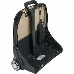 McKlein Siamod MONTEROSSO, NOVEMBRE, Embossed Crocco Leather, Ladies Patented Detachable -Wheeled Laptop Briefcase, Black (35325) -Laptop Bags & Cases Shop unnamed file 1318