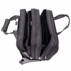 McKlein Roosevelt, Patented Detachable Wheeled Laptop Briefcase, Tech-Lite Ballistic Nylon, Black (74555) -Laptop Bags & Cases Shop unnamed file 1322