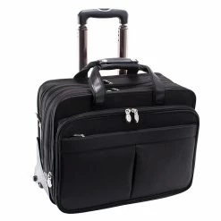 McKlein Roosevelt, Patented Detachable Wheeled Laptop Briefcase, Tech-Lite Ballistic Nylon, Black (74555) -Laptop Bags & Cases Shop unnamed file 1328