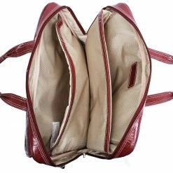 Siamod MONTEROSSO, SERVANO, Embossed Crocco Leather, Tablet Briefcase, Red (35536) -Laptop Bags & Cases Shop unnamed file 1332