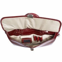 Siamod MONTEROSSO, SERVANO, Embossed Crocco Leather, Tablet Briefcase, Red (35536) -Laptop Bags & Cases Shop unnamed file 1333