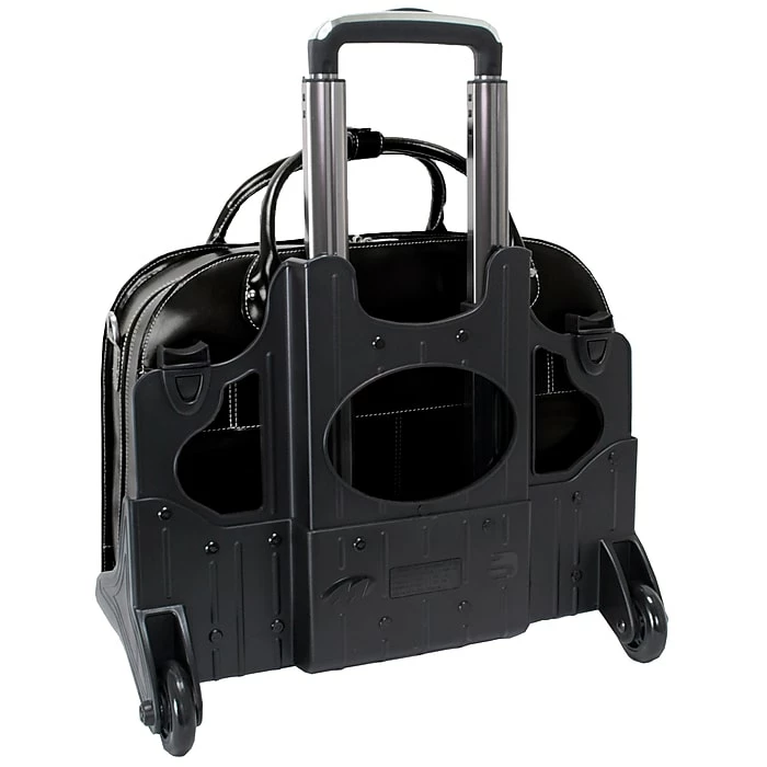 McKlein W Series, ROSEVILLE, Genuine Cowhide Leather, Checkpoint-Friendly Detachable Wheeled Laptop Briefcase, Black (96645) 6 McKlein W Series, ROSEVILLE, Genuine Cowhide Leather, Checkpoint-Friendly Detachable Wheeled Laptop Briefcase, Black (96645) - Image 6