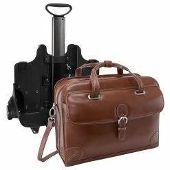 McKlein Siamod VERNAZZA, CARUGETTO, Napa Cashmere Leather, Patented Detachable -Wheeled Laptop Briefcase, Cognac (45294) 13 McKlein Siamod VERNAZZA, CARUGETTO, Napa Cashmere Leather, Patented Detachable -Wheeled Laptop Briefcase, Cognac (45294) -Laptop Bags & Cases Shop unnamed file 1369