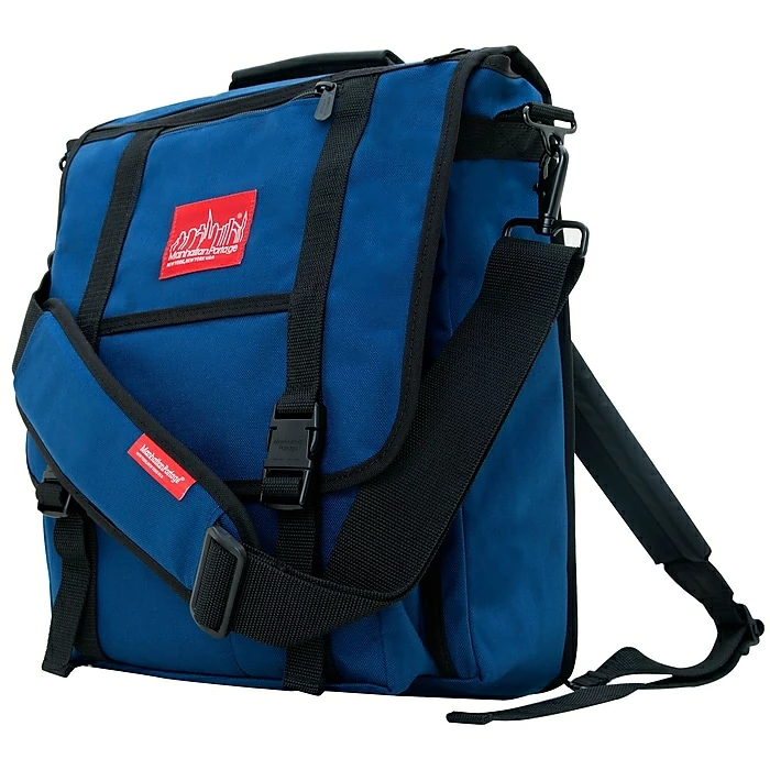 Manhattan Portage Commuter Laptop Bag With Back Zipper Navy (1417Z NVY) 1 Manhattan Portage Commuter Laptop Bag With Back Zipper Navy (1417Z NVY)