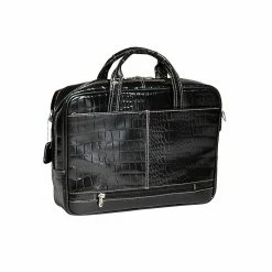 Siamod MONTEROSSO, SERVANO, Embossed Crocco Leather, Tablet Briefcase, Black (35535) -Laptop Bags & Cases Shop unnamed file 1390
