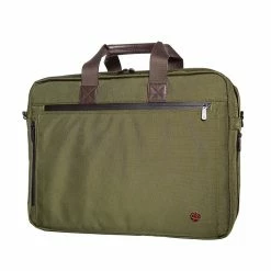 Token Lawrence Laptop Bag Large With Back Zipper Olive (TK-445Z OLV)