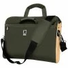 Lencca Messenger Bag Notebook Case Fits 13.3 Inch Laptop, Forest Green (PT_LENLEA121_13)
