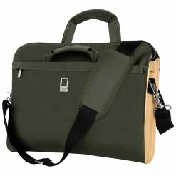 Lencca Messenger Bag Notebook Case Fits 13.3 Inch Laptop, Forest Green (PT_LENLEA121_13)