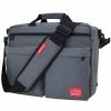 Manhattan Portage Tribeca Bag With Back Zipper Grey (1446Z GRY)