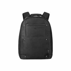 Solo Vintage Laptop Backpack, Black Leather (VTA701-4)