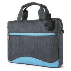 Vangoddy Wave 13" Laptop Messenger Bag, Sky Blue Nylon (NBKLEA605)