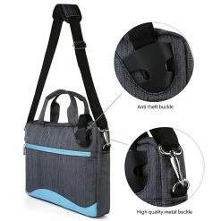 Vangoddy Wave 13" Laptop Messenger Bag, Sky Blue Nylon (NBKLEA605) -Laptop Bags & Cases Shop unnamed file 1464