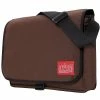 Manhattan Portage Dj Computer Bag Deluxe Medium Dark Brown (1714 DBR)