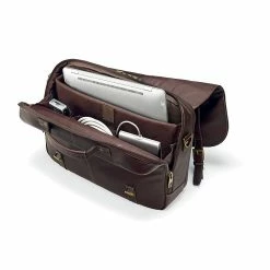 Samsonite Flapover Case Double Gusset Laptop Notebook, Brown Leather(45798-1139) -Laptop Bags & Cases Shop unnamed file 1474