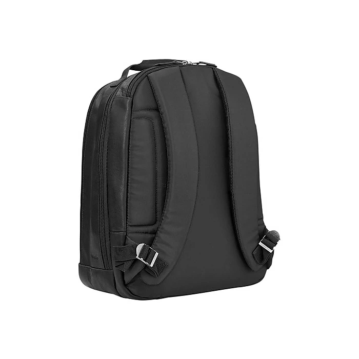 Solo Vintage Laptop Backpack, Black Leather (VTA701-4) 6 Solo Vintage Laptop Backpack, Black Leather (VTA701-4) - Image 6