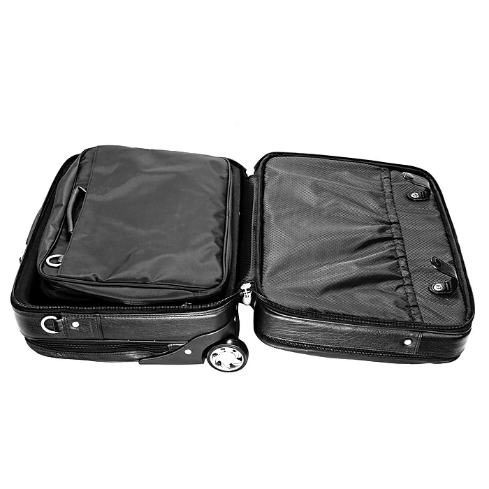 McKlein C Series Laptop Roller, Black Leather (83405) 6 McKlein C Series Laptop Roller, Black Leather (83405) - Image 6