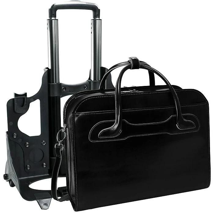 McKlein W Series Laptop Roller, Black Leather (94985) 1 McKlein W Series Laptop Roller, Black Leather (94985)