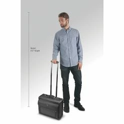 Solo New York Classic Laptop Rolling Briefcase, Black Polyester (PV78-4) -Laptop Bags & Cases Shop unnamed file 1608