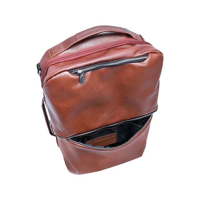McKlein U Series East Side Laptop Backpack, Brown Leather (18874) 3 McKlein U Series East Side Laptop Backpack, Brown Leather (18874) - Image 3