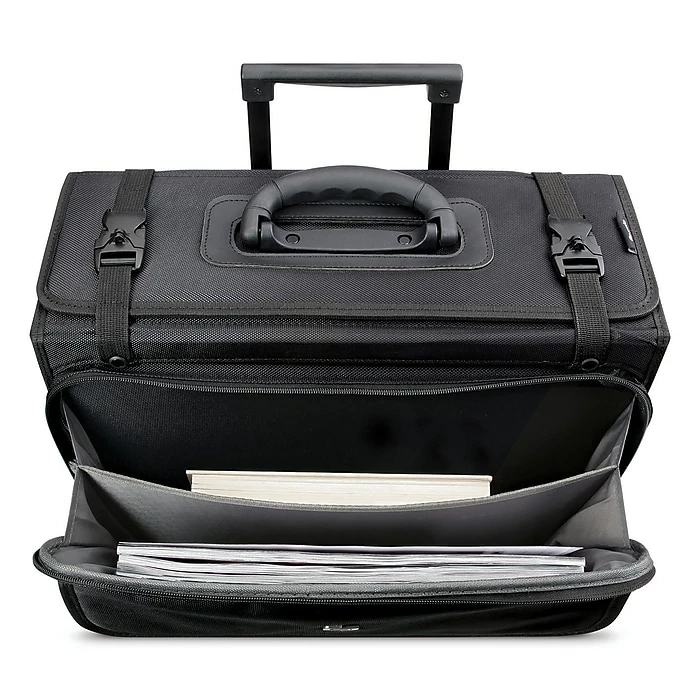Solo New York Midtown Collection Morgan Laptop Rolling Briefcase, Black Polyester (B151-4) 7 Solo New York Midtown Collection Morgan Laptop Rolling Briefcase, Black Polyester (B151-4) - Image 7