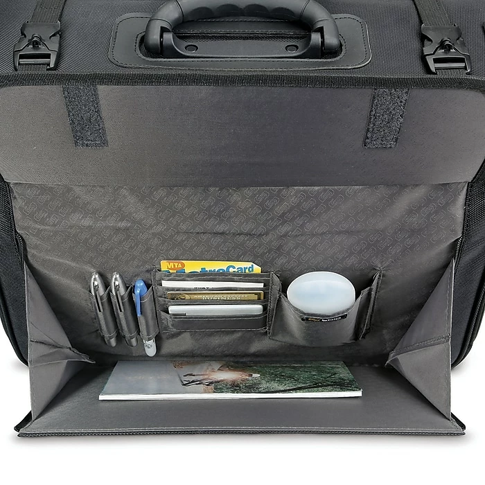 Solo New York Midtown Collection Morgan Laptop Rolling Briefcase, Black Polyester (B151-4) 8 Solo New York Midtown Collection Morgan Laptop Rolling Briefcase, Black Polyester (B151-4) - Image 8