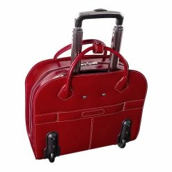 McKlein Limited Edition Laptop Rolling Briefcase, Red Leather (96146A) -Laptop Bags & Cases Shop unnamed file 1627