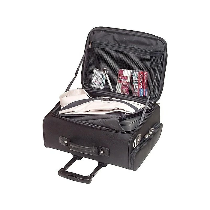 Solo New York Midtown Collection Columbus Laptop Rolling Briefcase, Black Polyester (B64-4) 2 Solo New York Midtown Collection Columbus Laptop Rolling Briefcase, Black Polyester (B64-4) - Image 2