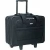 Solo New York Wheeled Laptop Computer Case, Ballistic Nylon, Black, 15"H X 16 1/2"W X 7 1/2"D