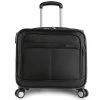 Perry Ellis Excess Rolling Laptop Briefcase, Black Nylon (PE-WT-1100-BK)
