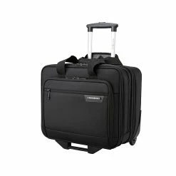 Samsonite Classic Business 2.0 Laptop Rolling Briefcase, Black Polyester (141278-1041)