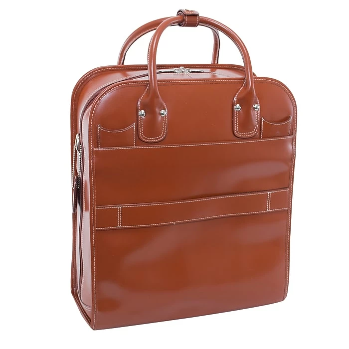 McKlein LA GRANGE W Series Laptop Rolling Briefcase, Brown Genuine Leather (96494) 7 McKlein LA GRANGE W Series Laptop Rolling Briefcase, Brown Genuine Leather (96494) - Image 7