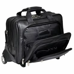 McKlein I Series Laptop Rolling Briefcase, Black Leather (43185) -Laptop Bags & Cases Shop unnamed file 1712