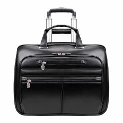 McKlein Limited Edition Laptop Rolling Briefcase, Black Leather (80505C) -Laptop Bags & Cases Shop unnamed file 1718