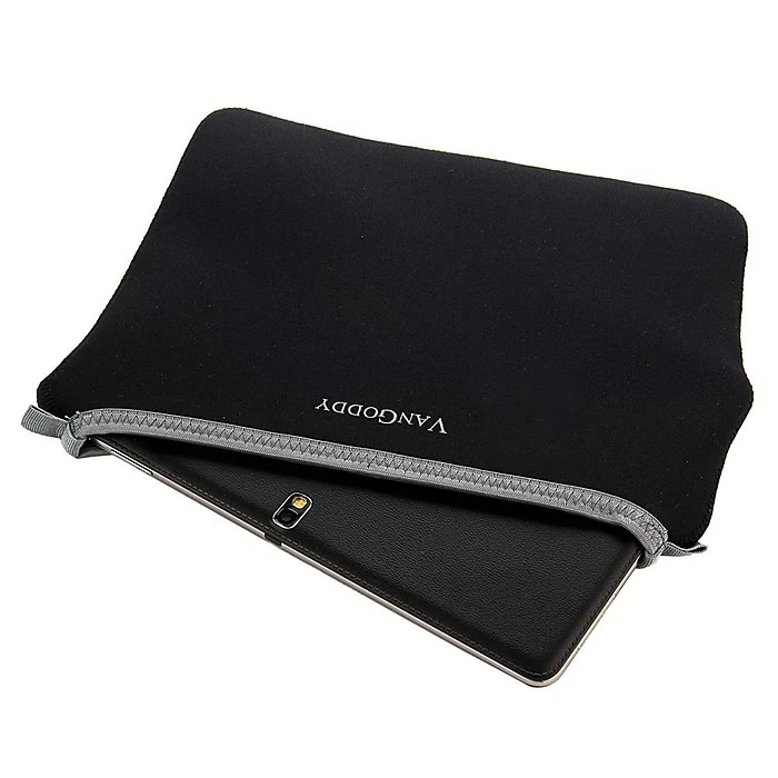 Vangoddy Water Resistant Neoprene Smart Sleeve 12" (Black/Gray Trim) 3 Vangoddy Water Resistant Neoprene Smart Sleeve 12" (Black/Gray Trim) - Image 3
