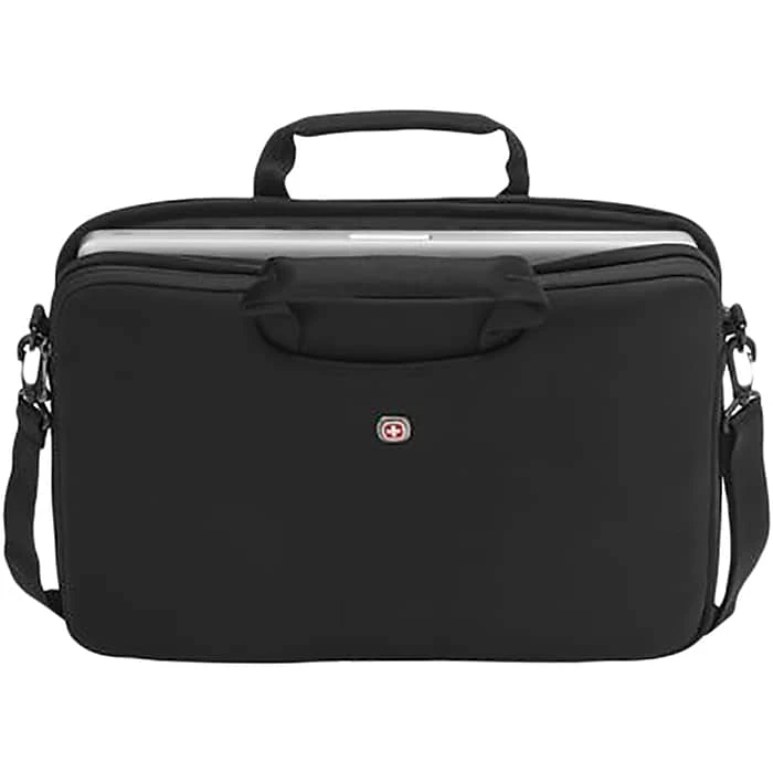 SWISSGEAR Wenger Legacy Ultra Slimcase Laptop Sleeve, Black Neoprene (WA-7617-02F00) 4 SWISSGEAR Wenger Legacy Ultra Slimcase Laptop Sleeve, Black Neoprene (WA-7617-02F00) - Image 4
