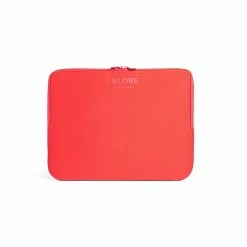 TUCANO Second Skin Laptop Sleeve, Red Neoprene (BFC1314-R)