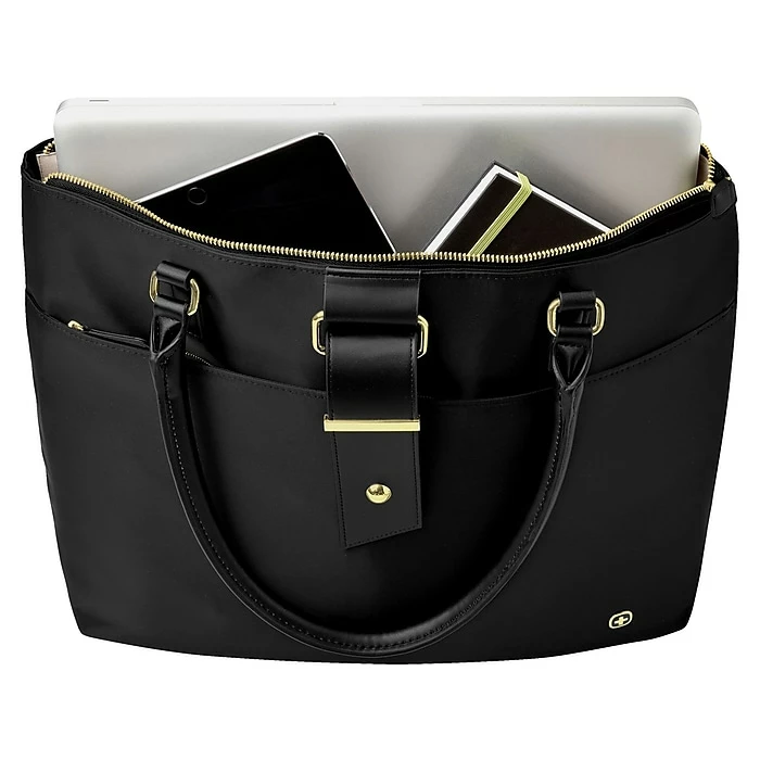 Wenger Ana Laptop Tote, Black Nylon (600772 ) 3 Wenger Ana Laptop Tote, Black Nylon (600772 ) - Image 3