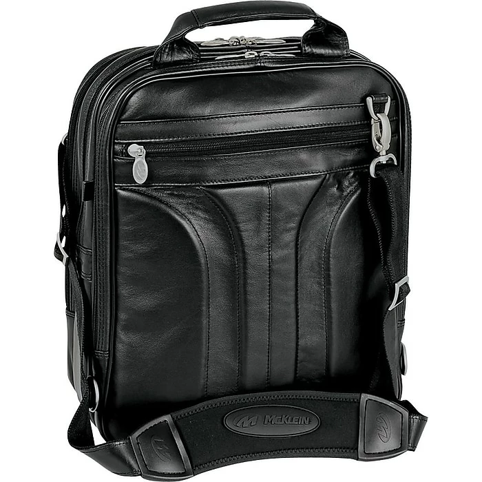 McKlein Laptop Pouch, Black Leather (4165) 3 McKlein Laptop Pouch, Black Leather (4165) - Image 3
